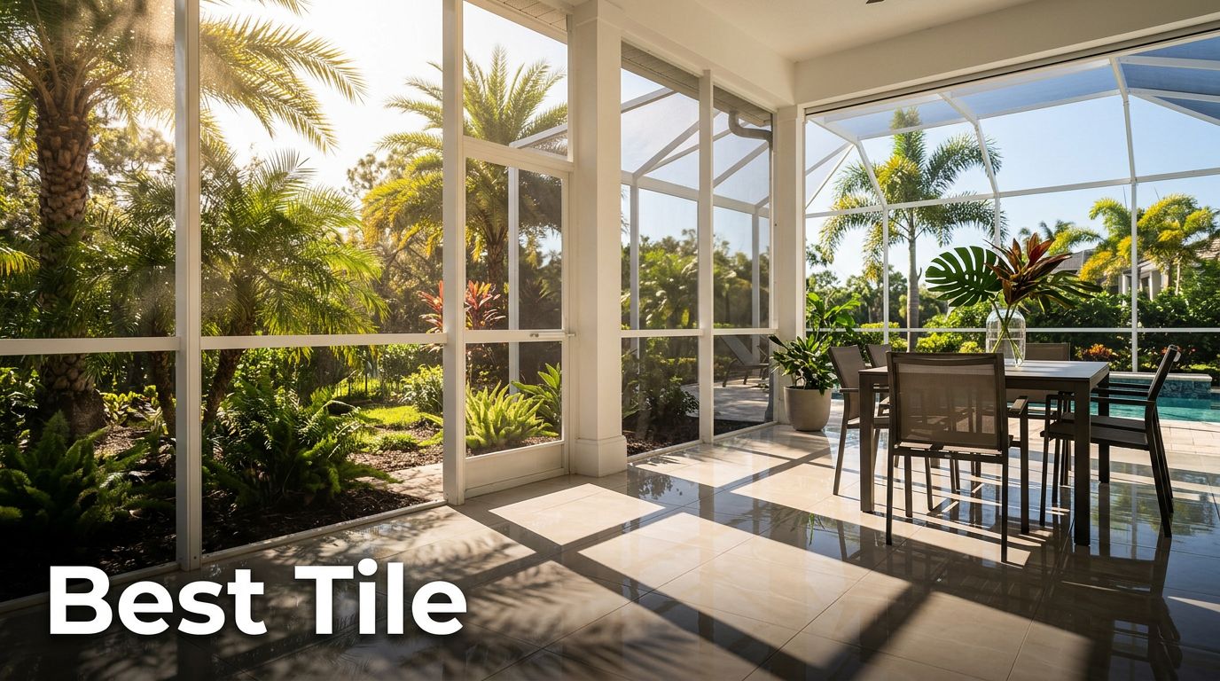 Best Tile for Screened Lanais in Florida Homes