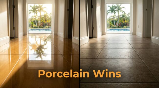 Porcelain vs Ceramic Tile for Florida Floors: Which Holds Up Better?