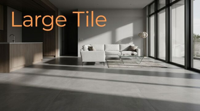 Large-Format Tile Pros and Cons for Open Floor Plans